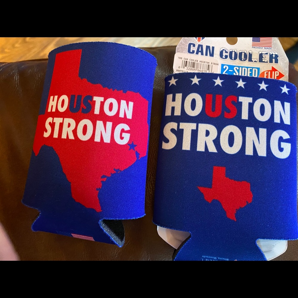 Houston strong coozy